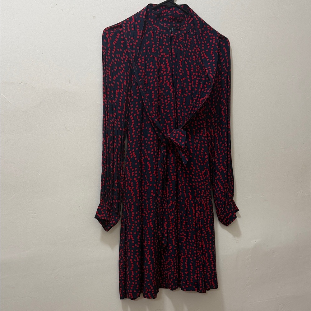 GAP Black and Red Long Sleeve Dress